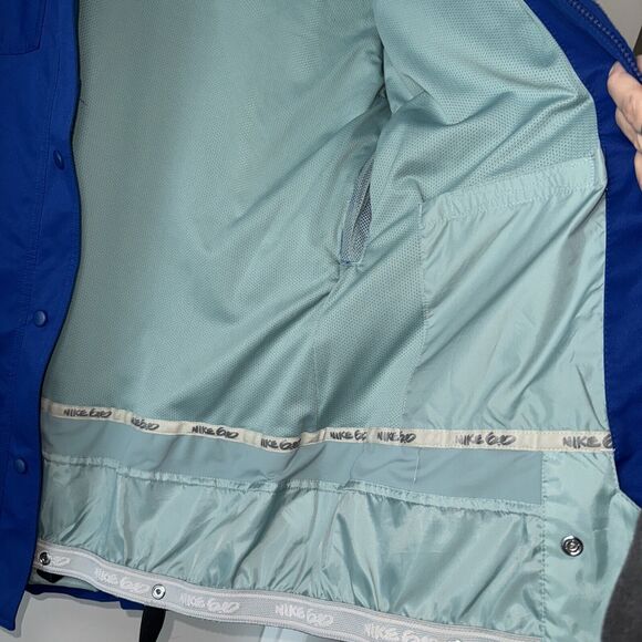 Vintage Y2K Nike 6.0 Snowboard Ski Skate Jacket Parka Coat Women XL Blue Dunk - Picture 4 of 15